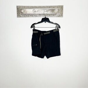 Columbia Black Grey Hiking Sports Outdoor Shorts Size Medium